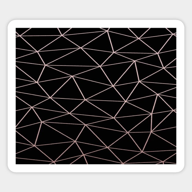 Black Patterns Sticker by artforrart